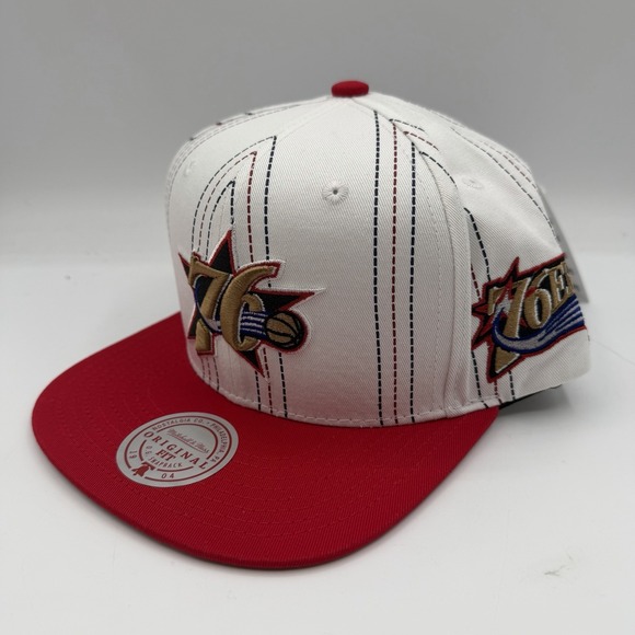 Mitchell & Ness Other - Mitchell & Ness Philadelphia 76ers Triplin Hat Cap‎ Snapback Original Fit Retro